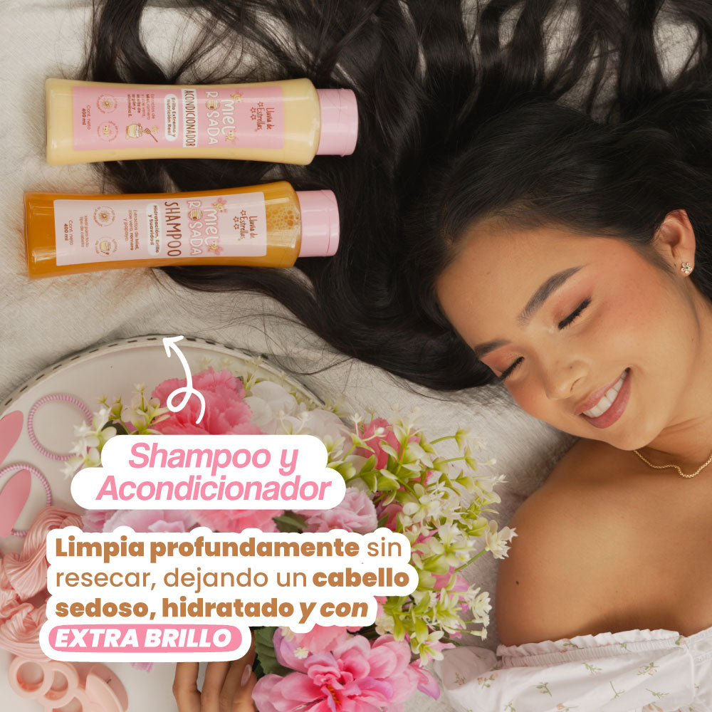 SHAMPOO+ACONDICIONADOR MIEL ROSADA
