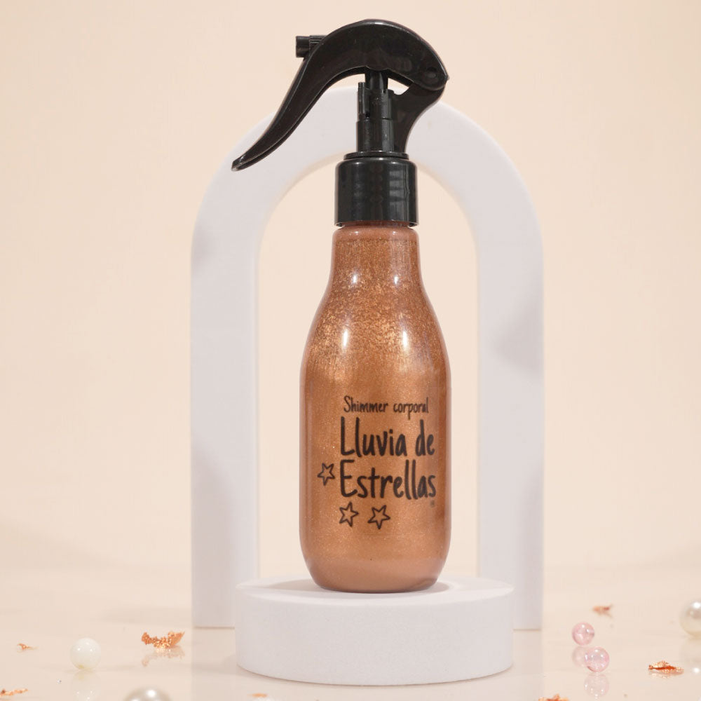 LLUVIA DE ESTRELLAS TONO BRONCE