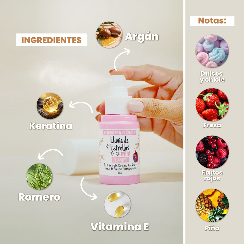 PERFUME PARA CABELLO MINI CANDY