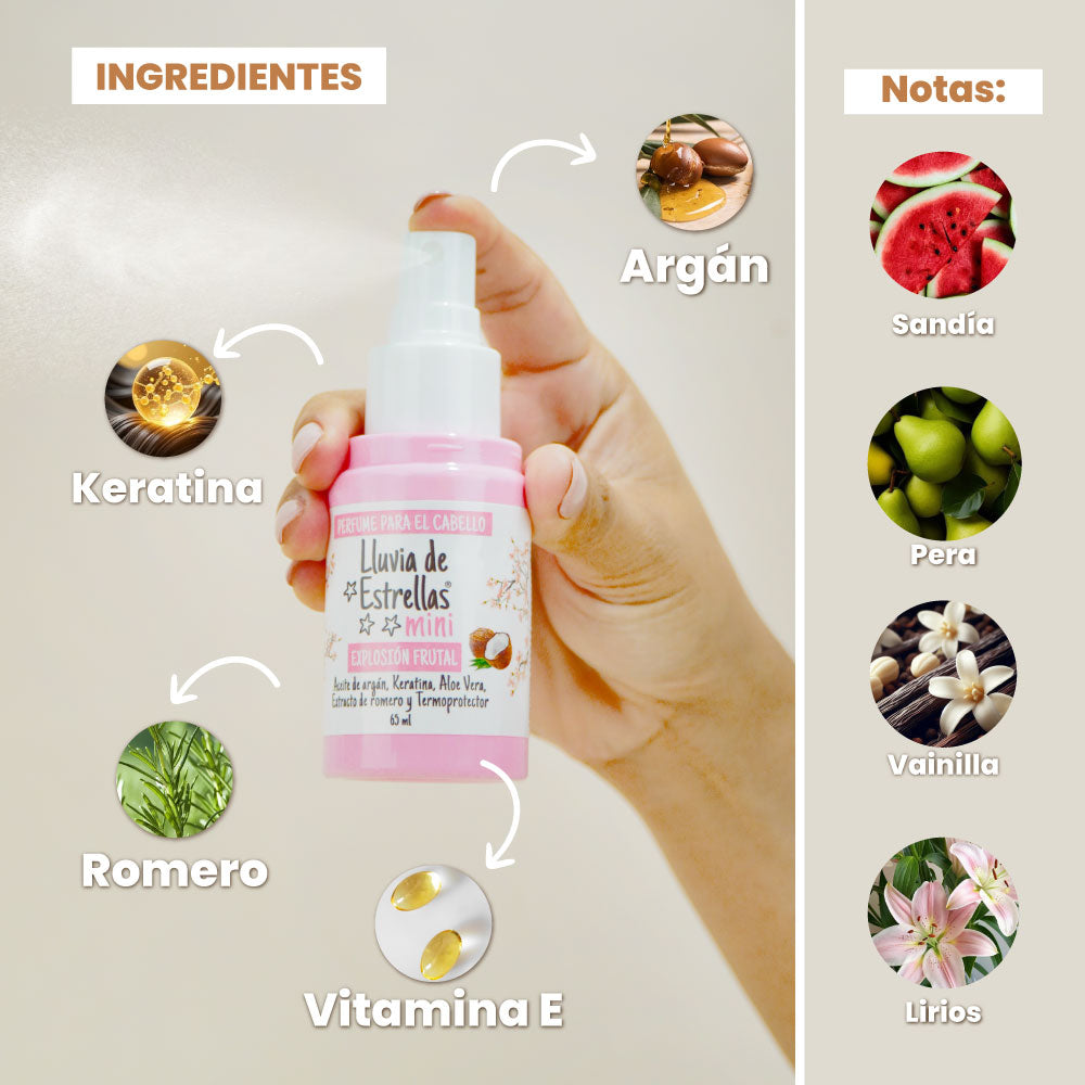 PERFUME PARA CABELLO MINI EXPLOSION FRUTAL