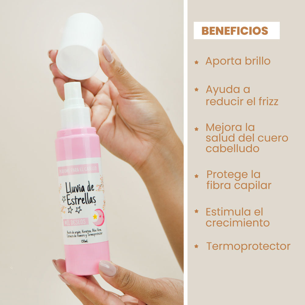 PERFUME PARA EL CABELLO MIL DESEOS