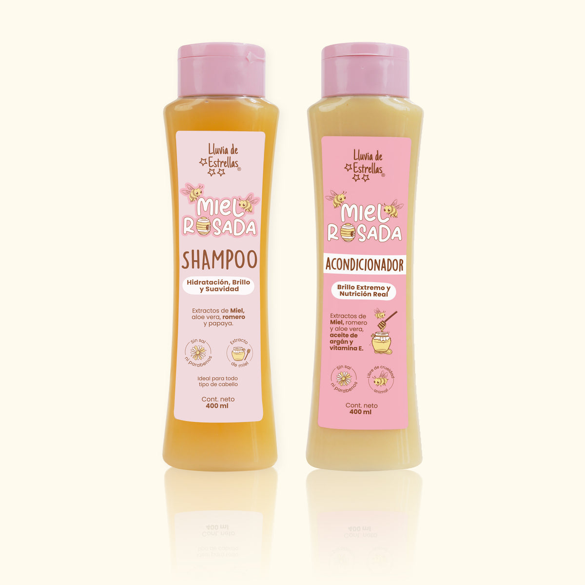 SHAMPOO+ACONDICIONADOR MIEL ROSADA
