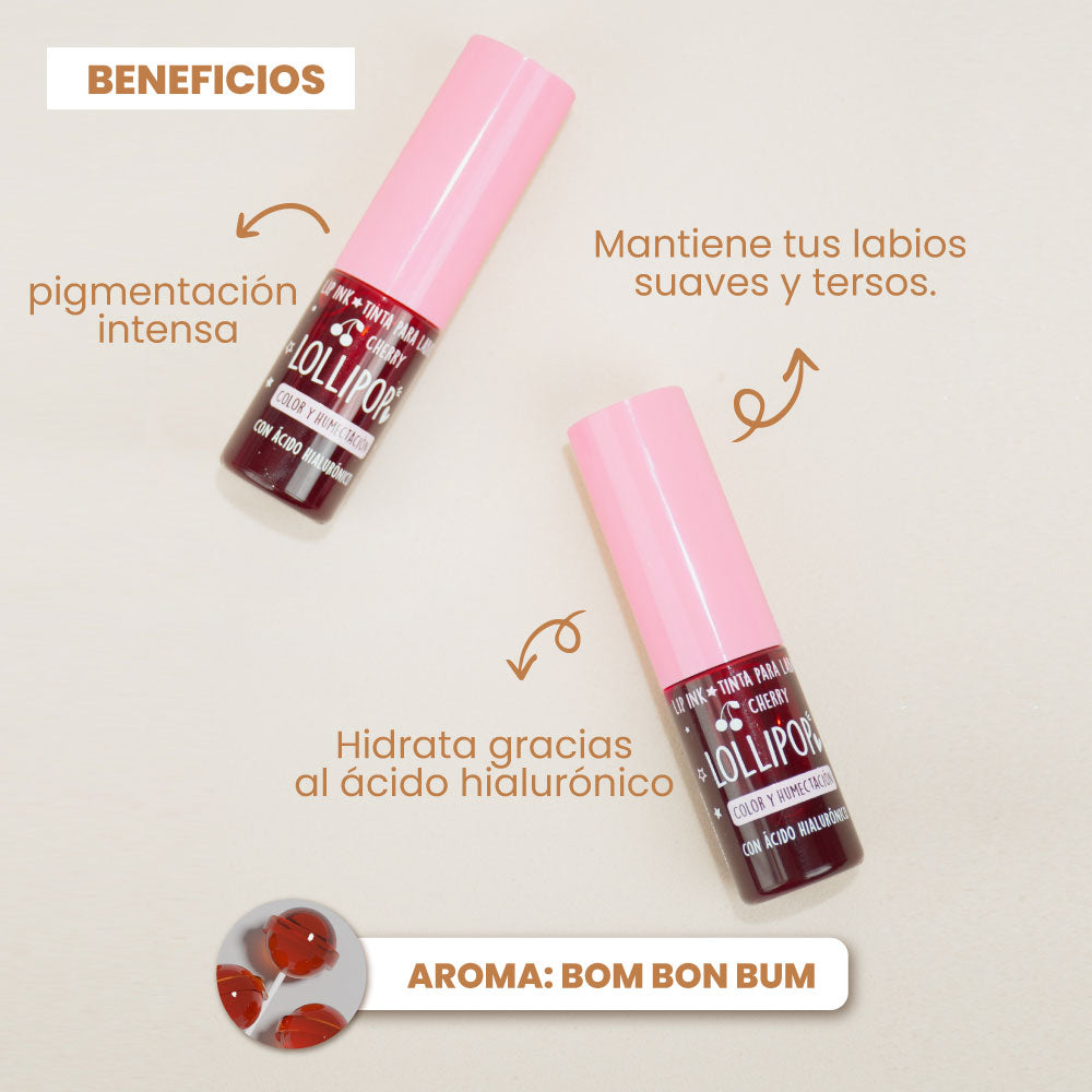 TINTAS PARA LABIOS CHERRY