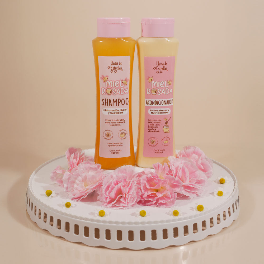 SHAMPOO+ACONDICIONADOR MIEL ROSADA