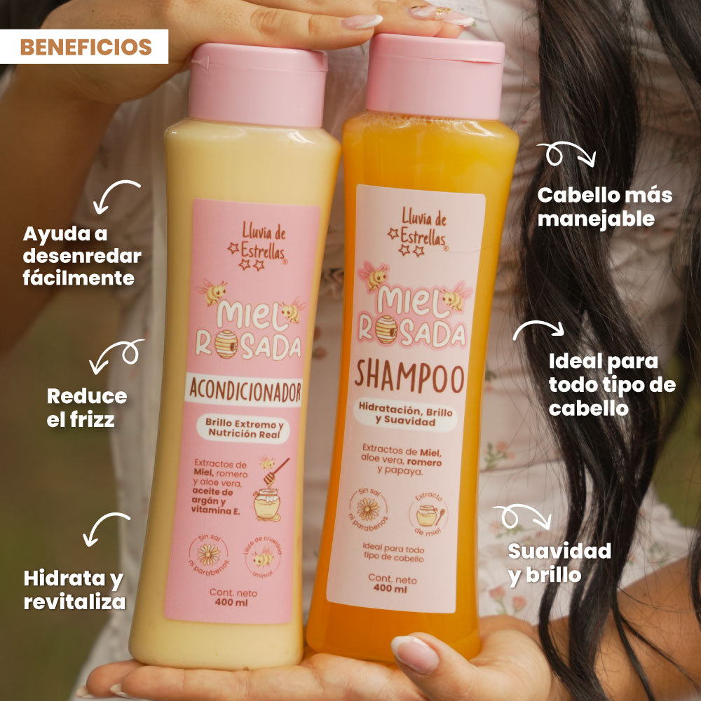 SHAMPOO+ACONDICIONADOR MIEL ROSADA