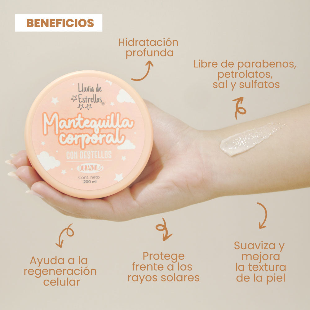 MANTEQUILLA CORPORAL DURAZNO