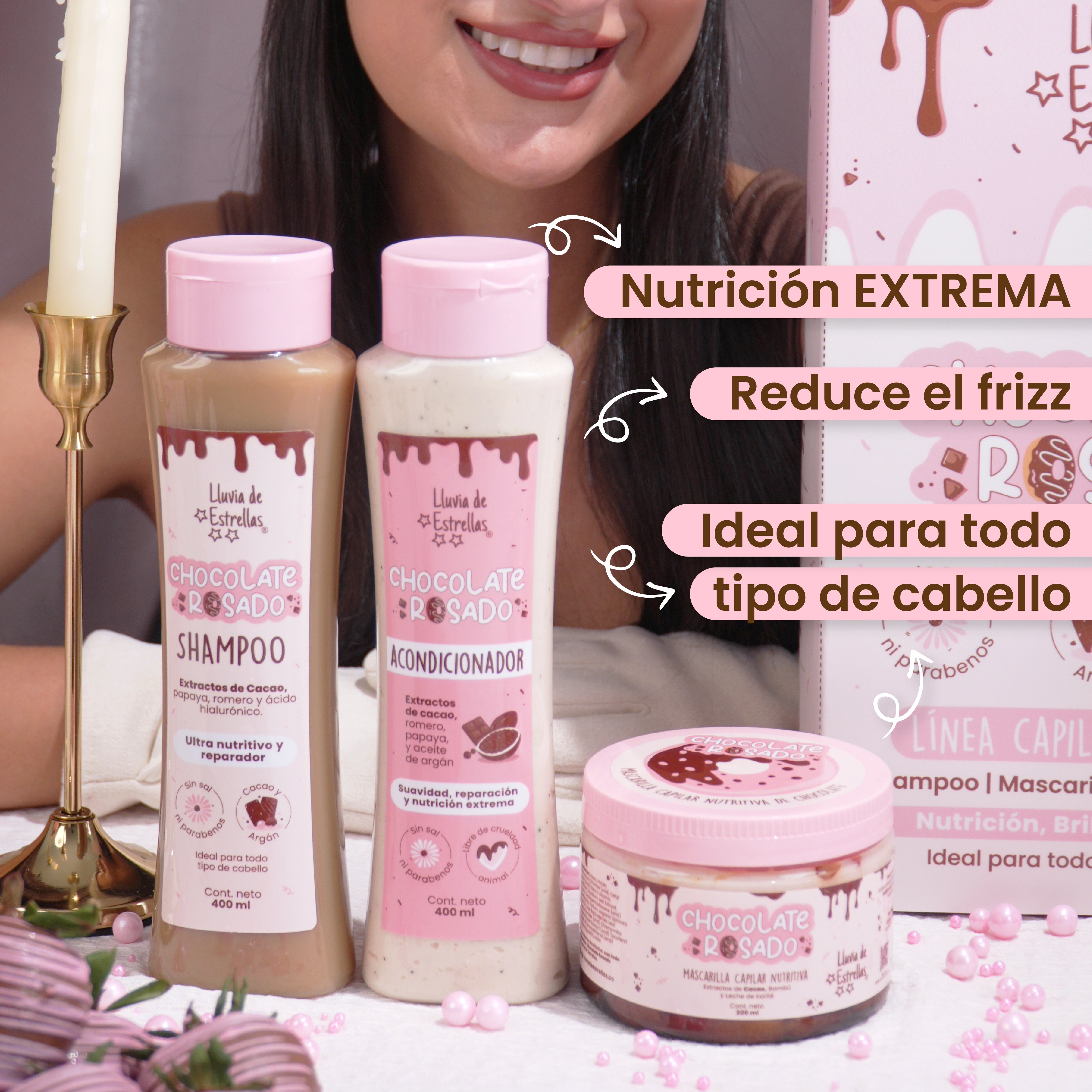 LINEA CHOCOLATE ROSADO