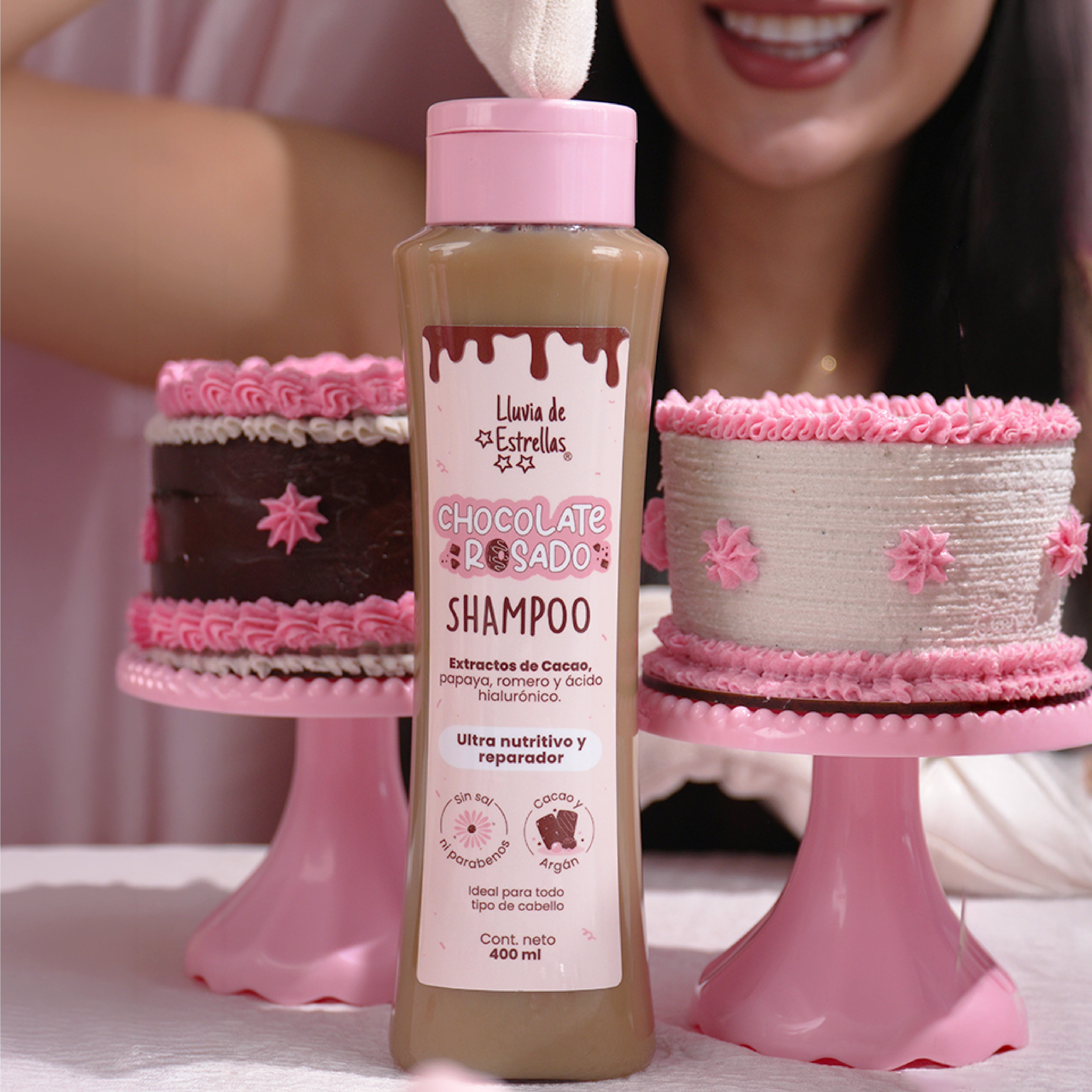 SHAMPOO CHOCOLATE ROSADO