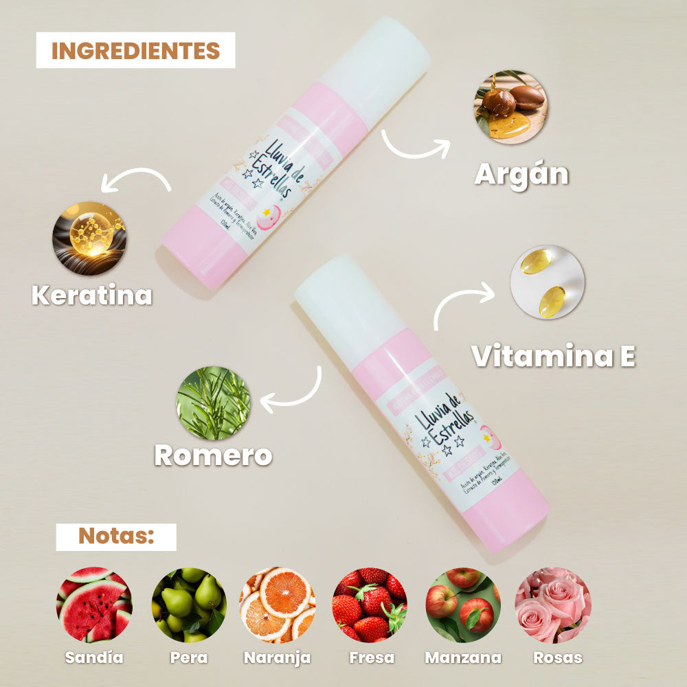 PERFUME PARA EL CABELLO MIL DESEOS