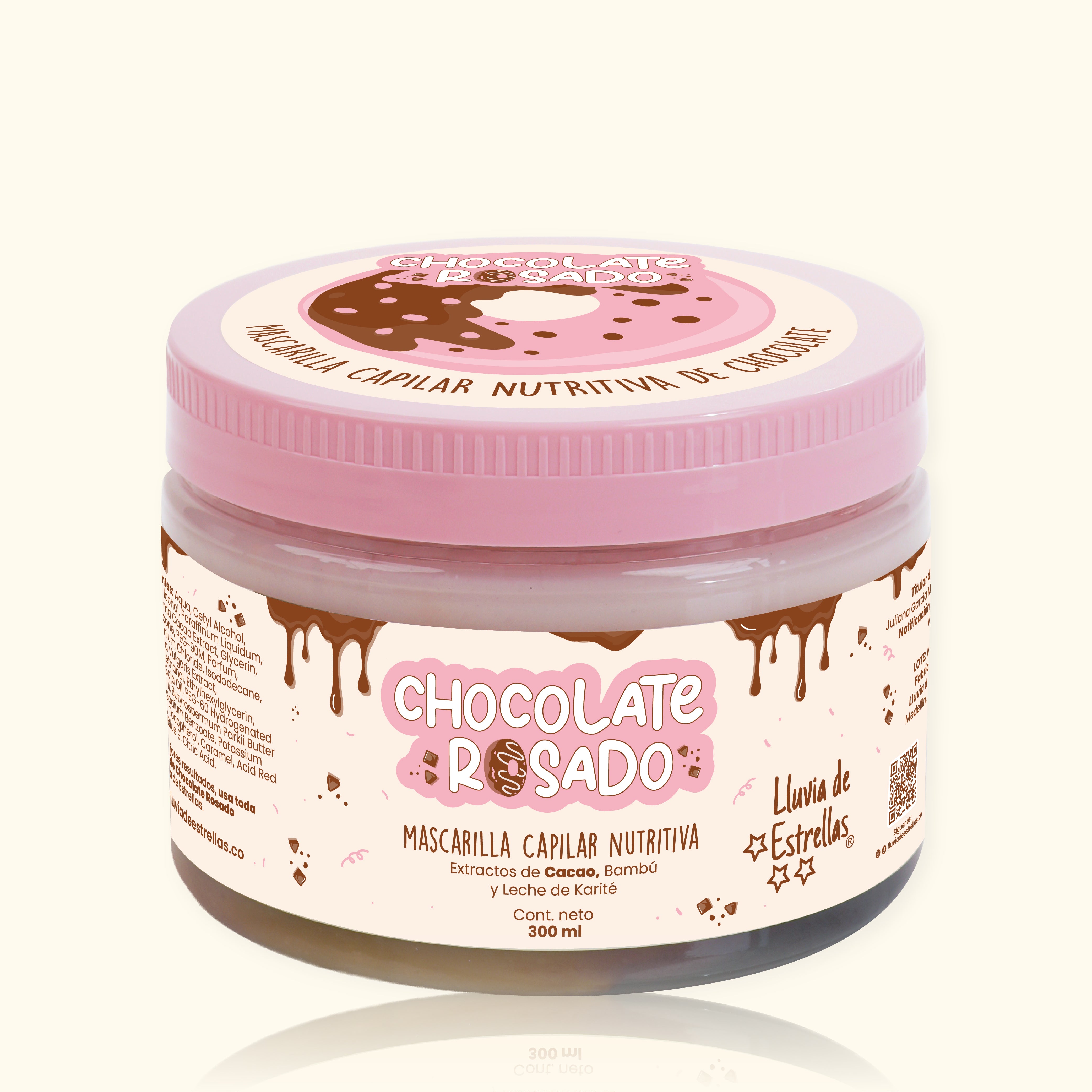 MASCARILLA CAPILAR CHOCOLATE ROSADO