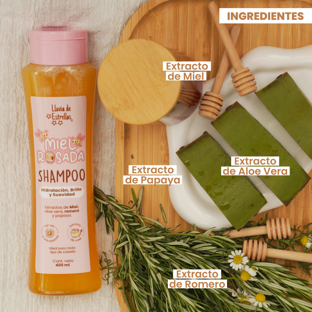 SHAMPOO MIEL ROSADA