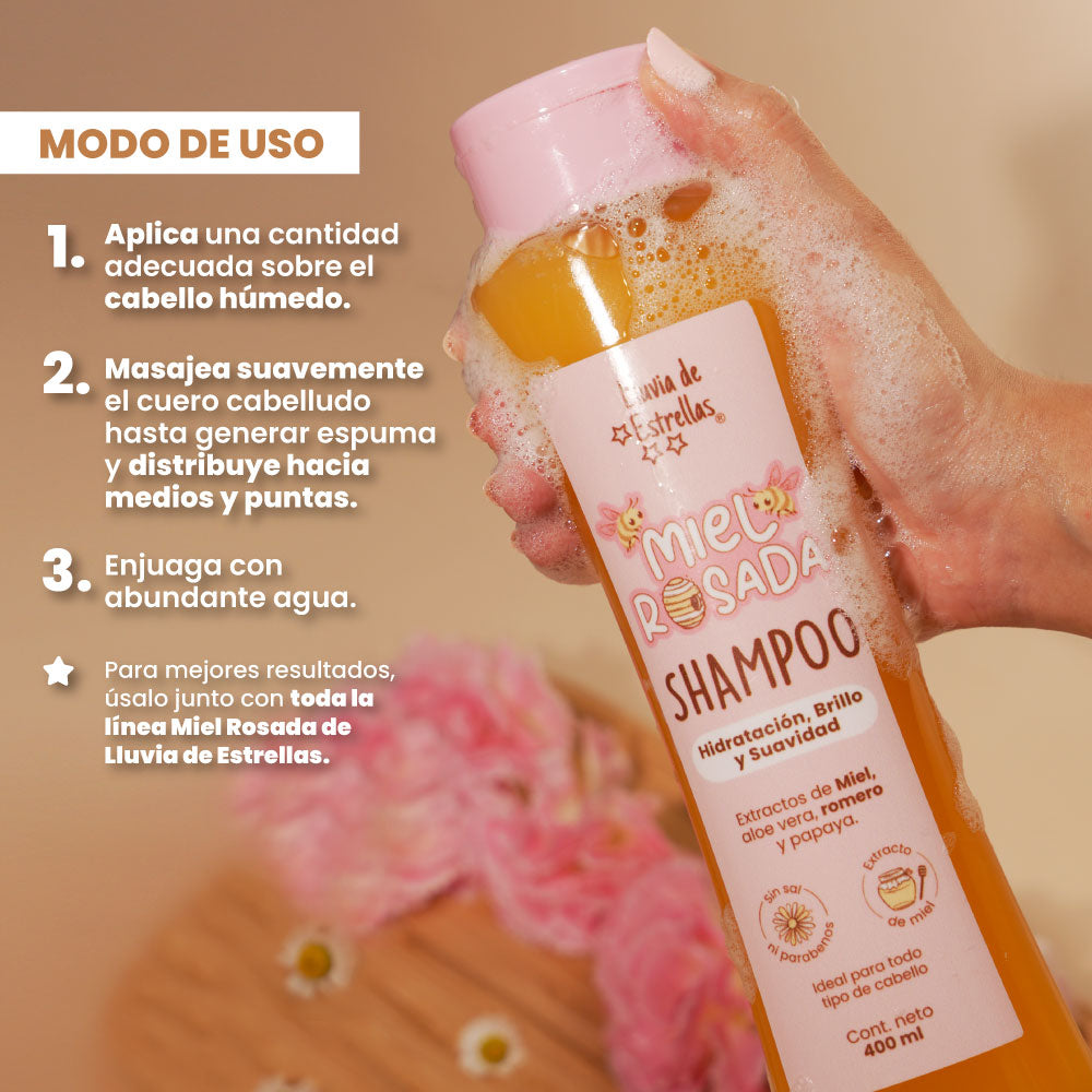 SHAMPOO MIEL ROSADA